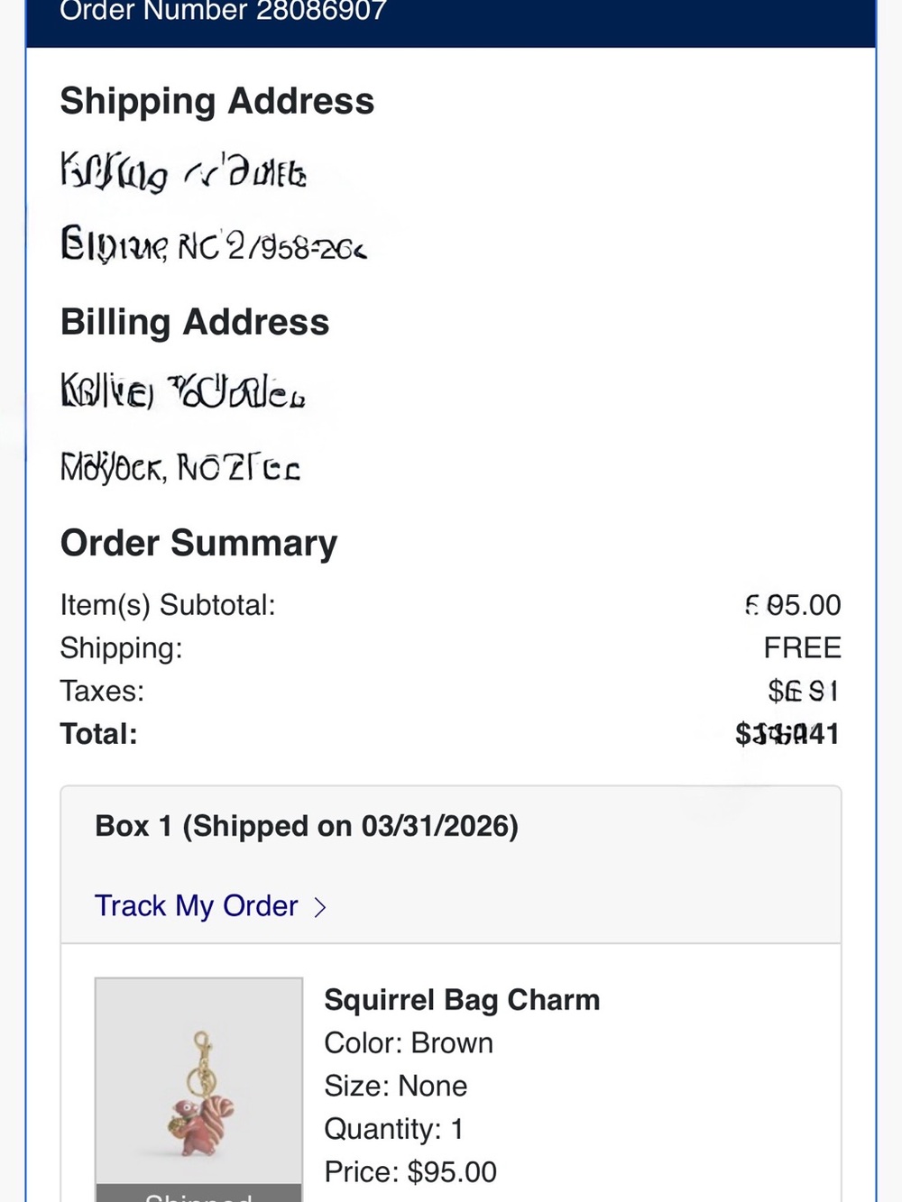 Coach Squirrel Keychain Charm NWT HTF - Picture 7 of 7